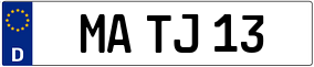 Truck License Plate